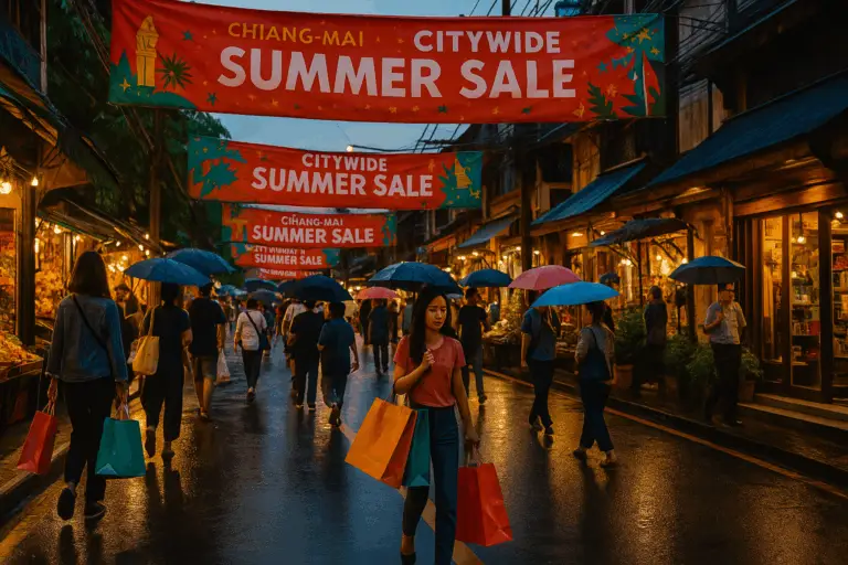 Symbolbild Chiang Mai Grand Sale Tourismus