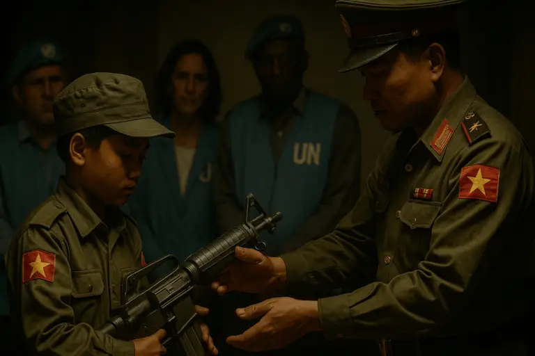 Symbolbild Kindersoldaten in Myanmar