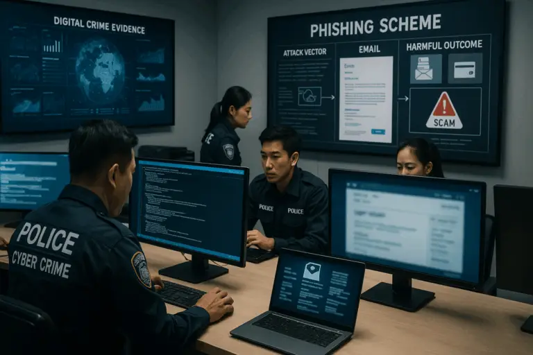 Thailand News Cybercrime in Bangkok