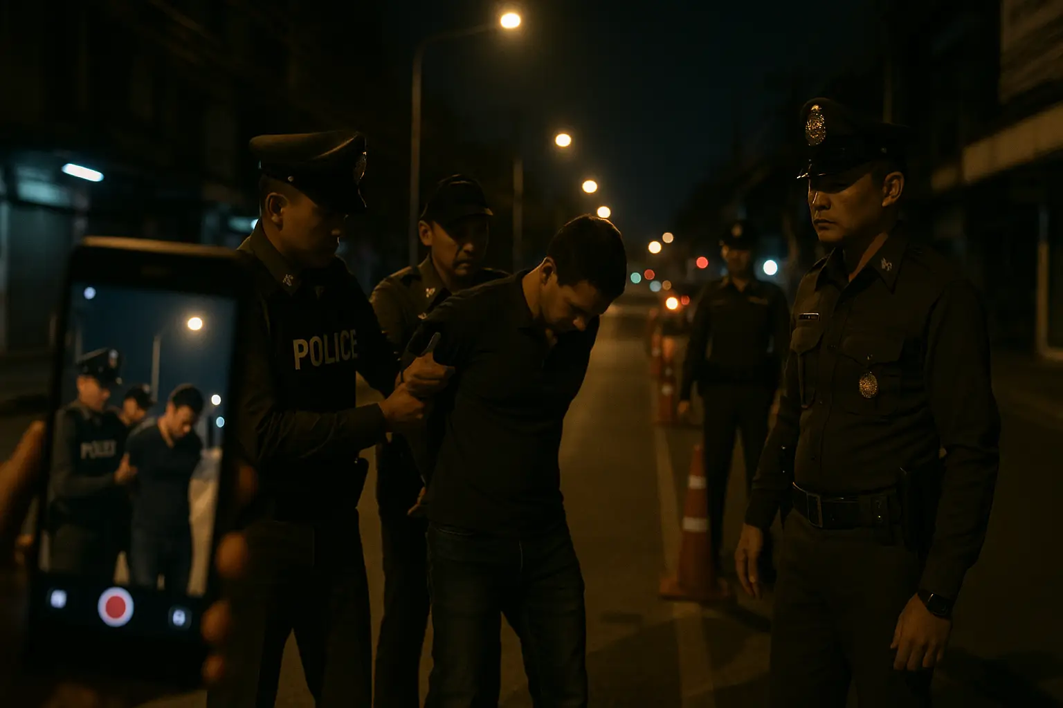 Thailand News Polizeigewalt in Bangkok