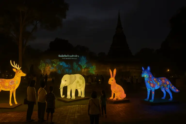 Night at the Museum in Nakhon Pathom