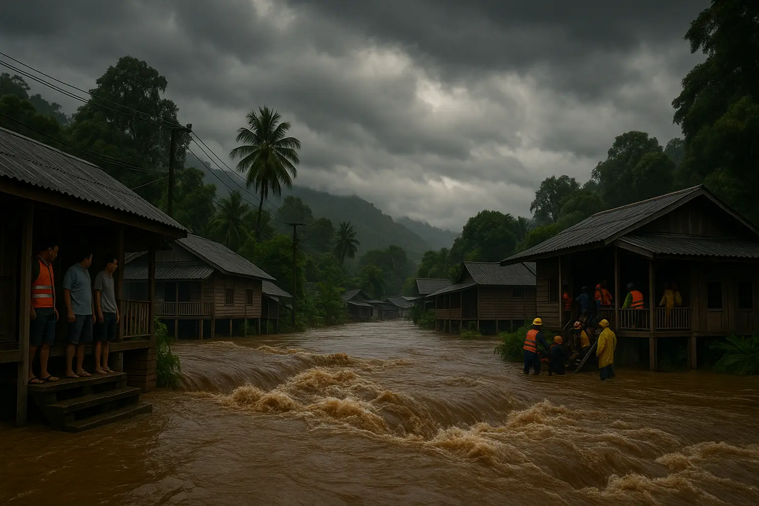 Chiang Mai News Sturzflut in Chiang Dao