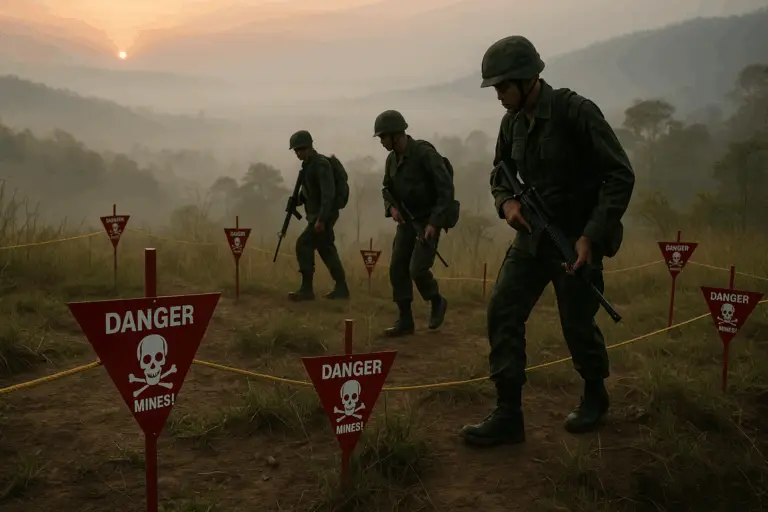 Landminen an thailändisch‑kambodschanischer Grenze