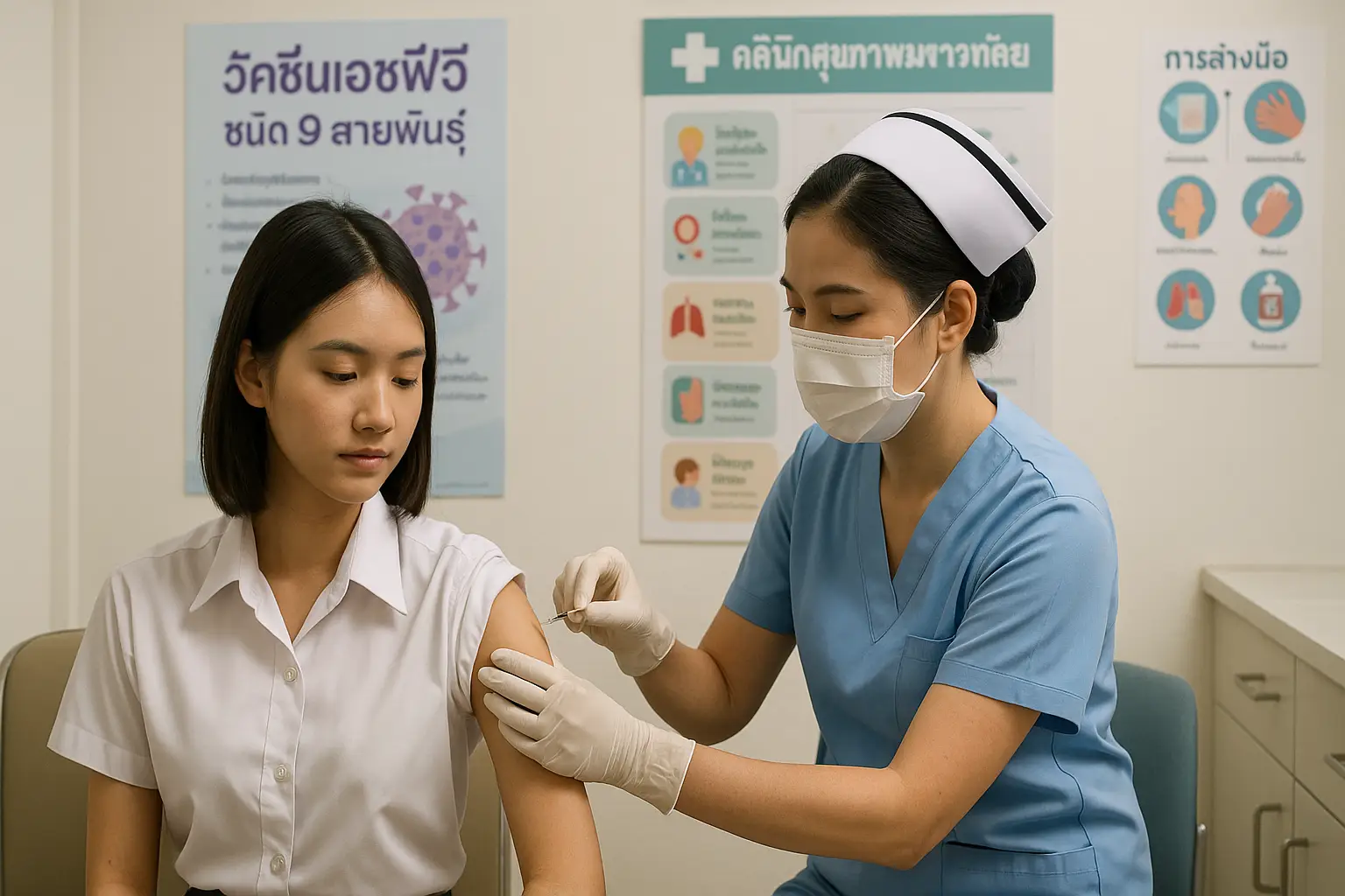 Kostenlose HPV-Impfungen an 24 thailändischen Universitäten