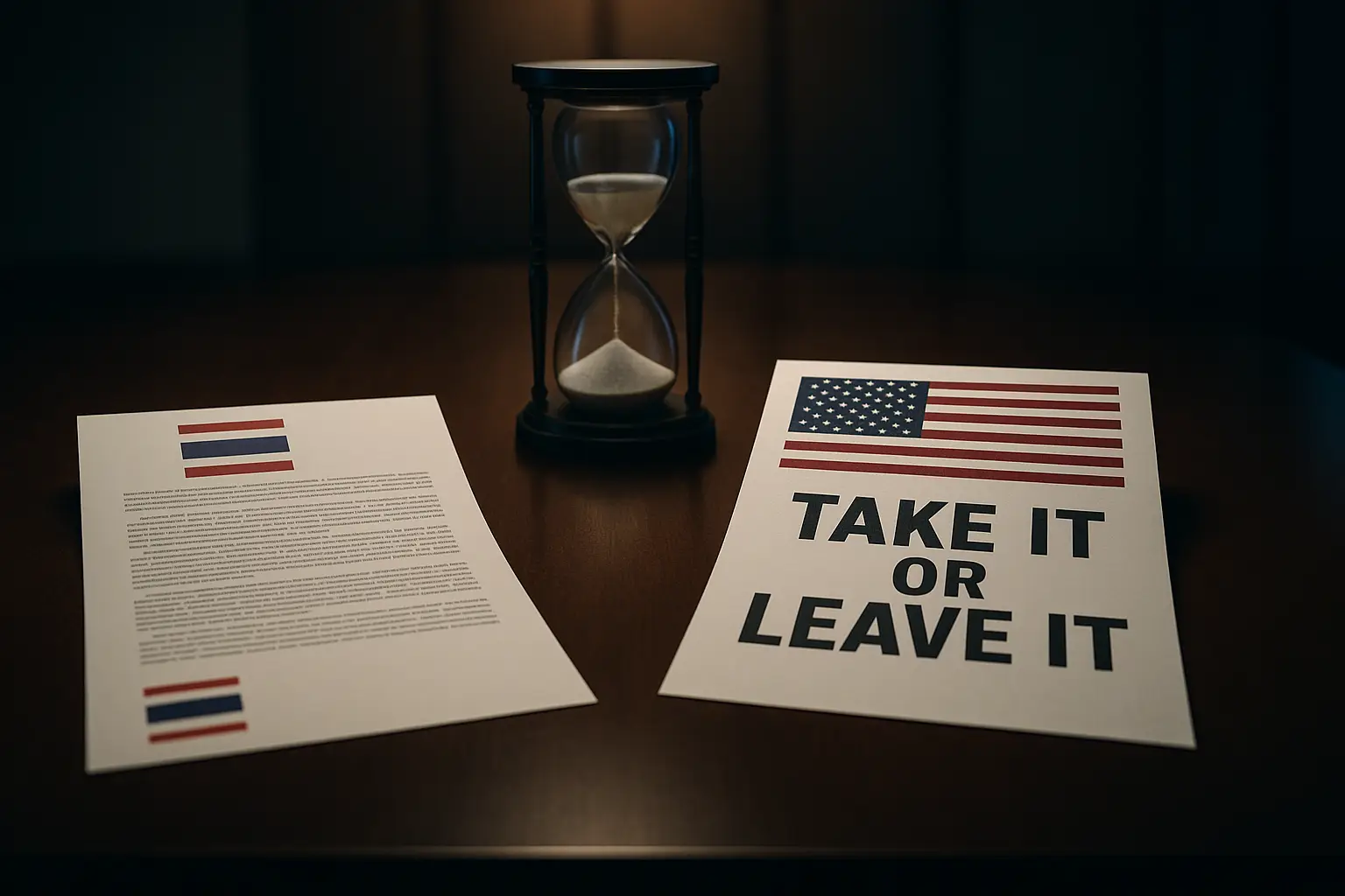 USA kündigen "Take it or leave it"-Angebote an