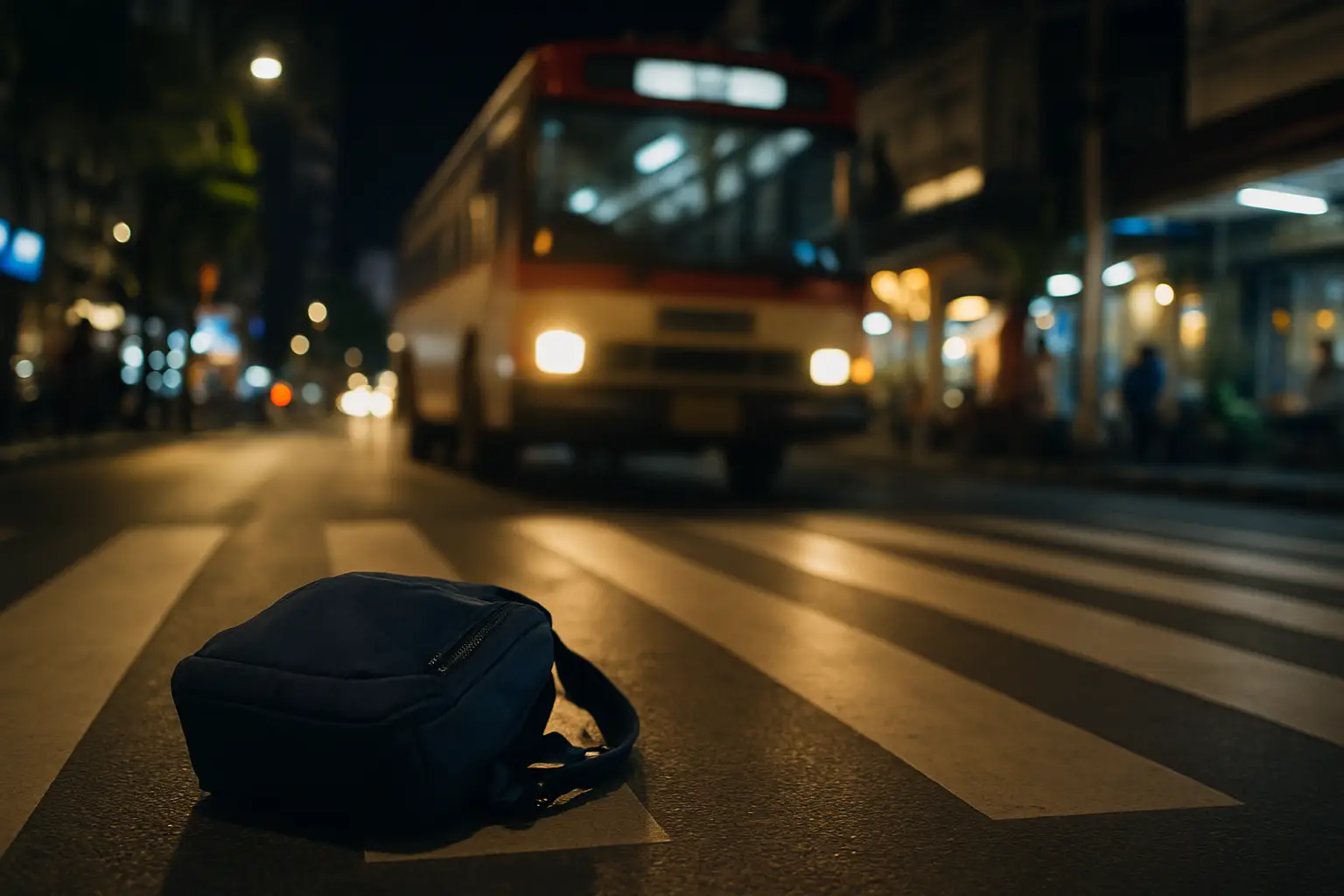 Thailand Studentin auf Zebrastreifen von Bus erfasst