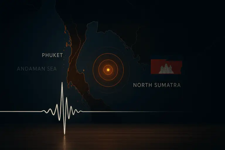 Erdbeben der Stärke 5,4 erschüttert Phuket Region