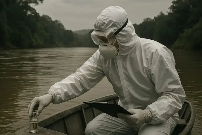 Mekong erhöhte Arsenwerte Labor Test