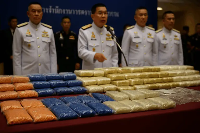 Drogenhandel in Thailand Beschlagnahmung