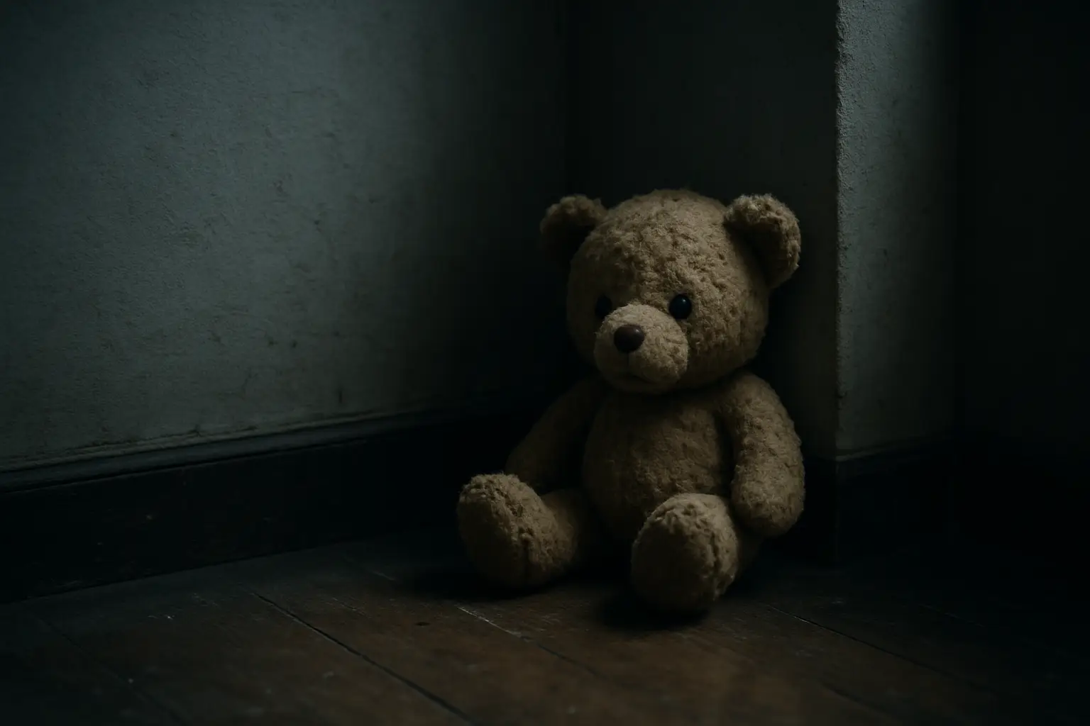 Düster einsamer Teddybär Kindesmissbrauch Thailand