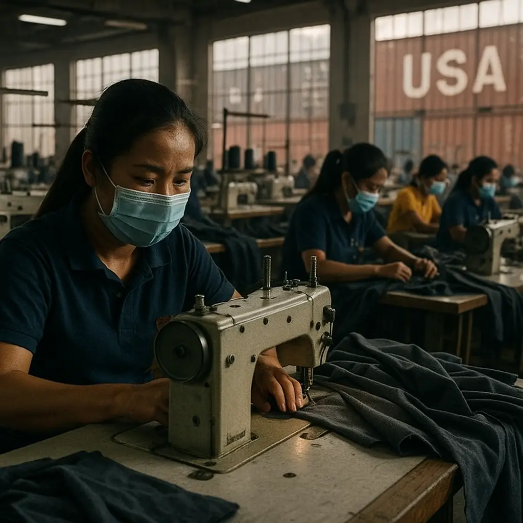 Laos Näherin US Zölle Export