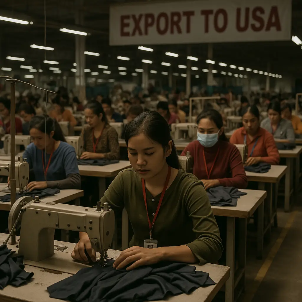 Kambodscha Näherinnen Export USA