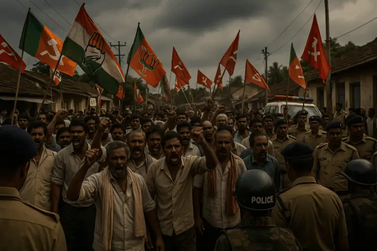 Politische Proteste Indien