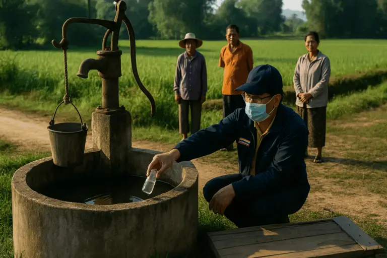 Labortest an Brunnen Chiang Mai News