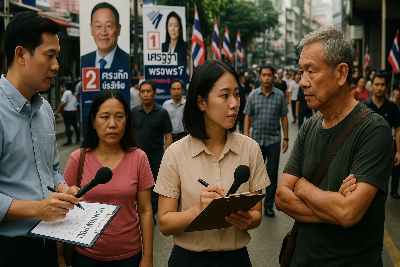 Umfrage in Thailand: Wachsende Zweifel an Regierung