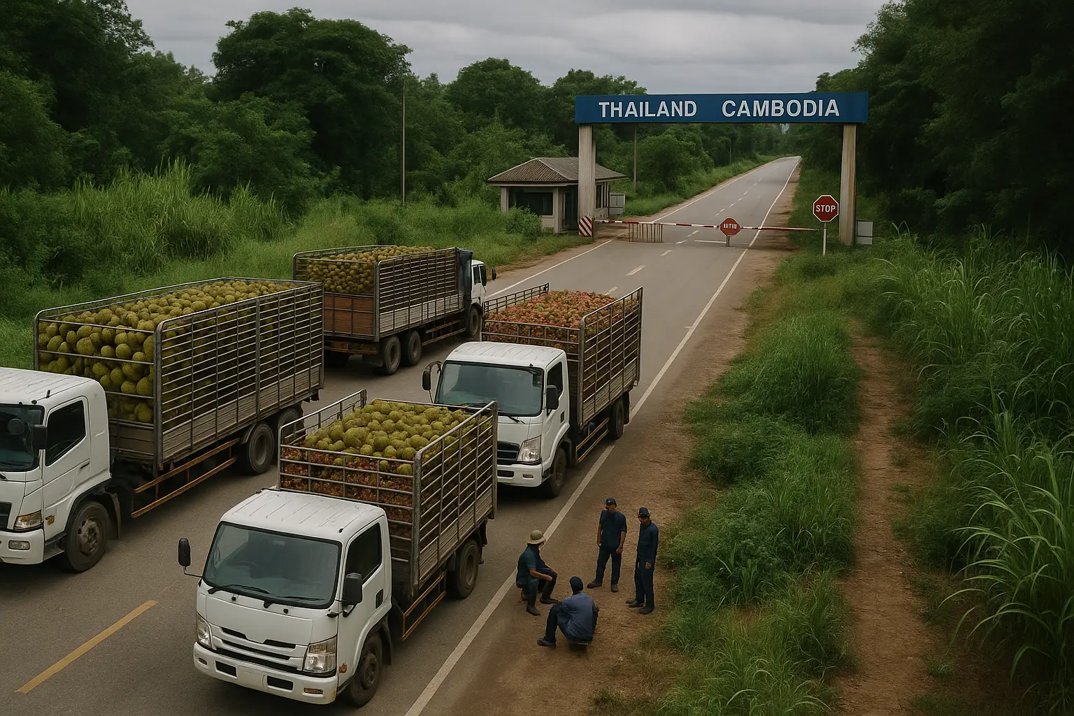 Grenzschliessung Konflikt Thailand Kambodscha